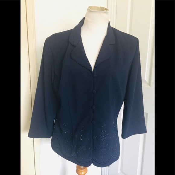 blue dressy pant suit